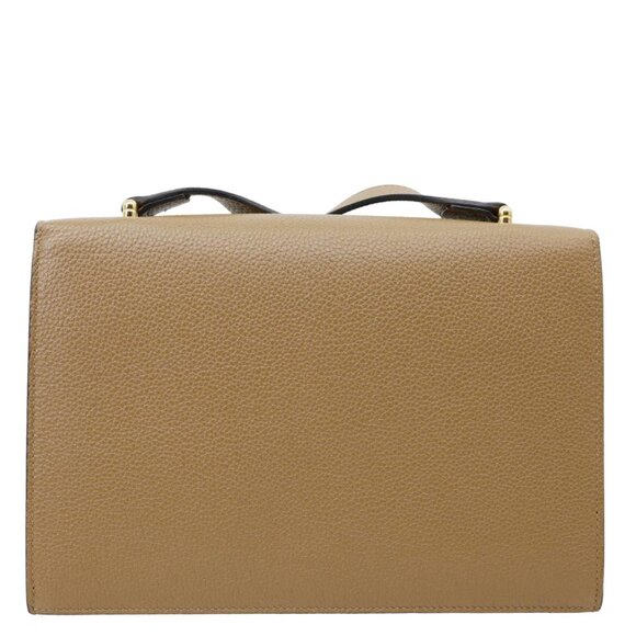 Gucci Zumi Flap Small Grainy Leather Shoulder Bag Brown 576388 - Picture 4 of 14